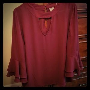 NY&CO Soho bell sleeved blouse
